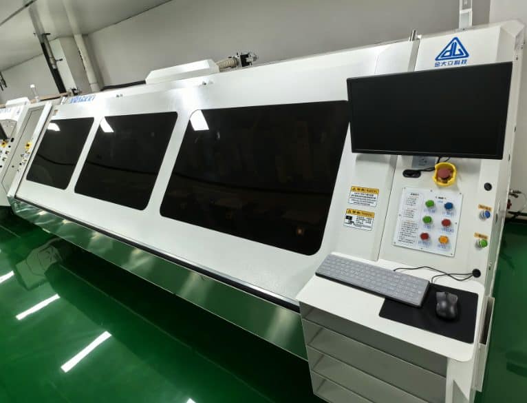 Target drilling machine at the Queen EMS PCB factory