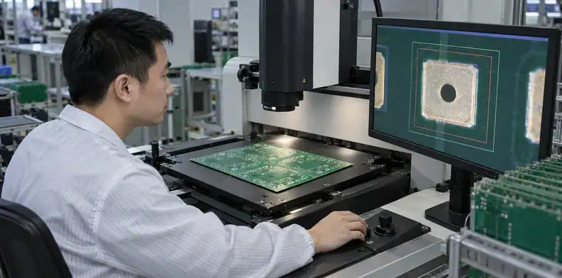 An engineer reviews inspection regions against the panel geometry.